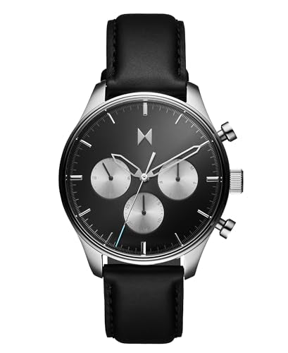 MVMT Men’s Airhawk - Pilot Watch - Military Analog Wristwatch - Aviator - Minimalist Water-Resistant 5 ATM/50 Meters Timepiece - Interchangeable Watch Bands - 42mm