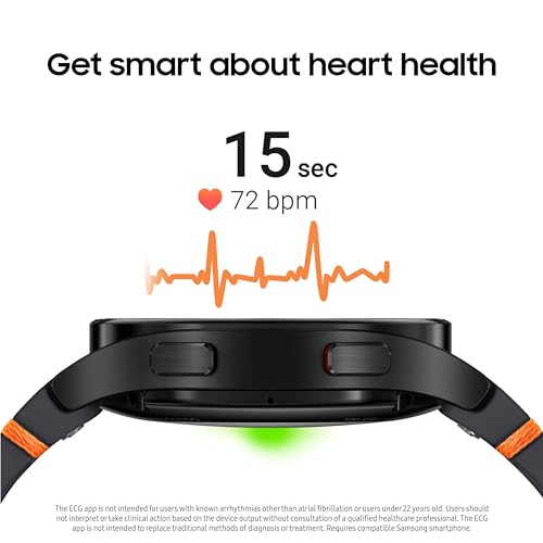 SAMSUNG Galaxy Watch FE 40mm GPS, AI Smartwatch w/Fitness Tracking, BIA Sensor, Personalized HR Zones, Heart Rate Tracker, Sleep Monitor, 2024, Black (US Version) (Renewed)