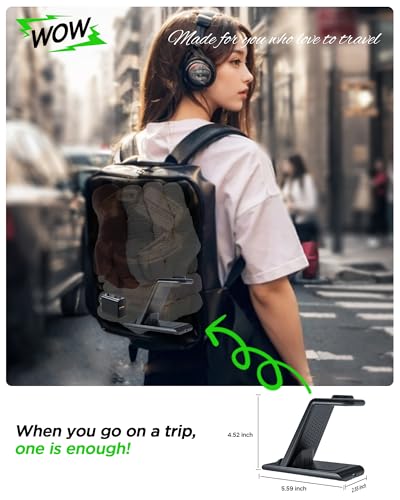 Wireless Charging Station for Samsung Galaxy Watch 9/8/7/6/5/4/3,S26 Ultra, Wireless Charger Samsung Phone Stand for Galaxy S25/S24/S23/S22/Note,Watch Ultra2,Buds4/4 Pro/3/2 Pro/Live Multiple Devices