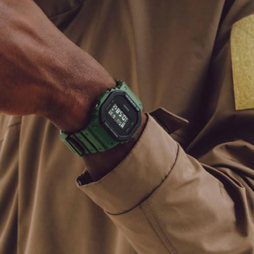 Casio DW5610UU-3 Men's Classic Urban Utility Green Resin Band Alarm Chronograph G Shock Watch