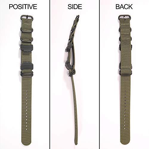 WRISTARMOR GA110 nylon band adapters Kit Replacement for Casio g shock DW-5600 DW-6900 GA700 GA100 GD120 GD110 watch band