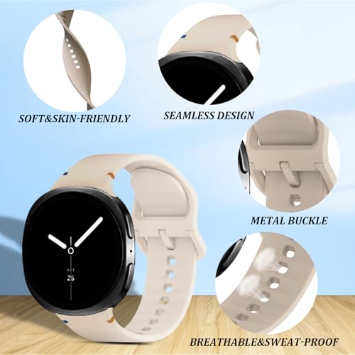 14 Pack Silicone Bands Compatible with Samsung Galaxy Watch 8 40mm 44mm 8 Classic 46mm Watch Bands, Silicone Watch Bands&Storage Organizer for Samsung Galaxy Watch 8/8 Classic for Women Men