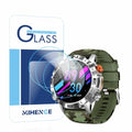 Mihence Screen Protector Compatible for K59 / ST19 1.43'' Smartwatch , 9H Tempered Glass Protective Film Compatible for GLONHI K59 Pro / SIEMORL ST19 / LIGE ST19 / ESFOE ST19 / LIGE K59 1.43 Inches Smart Watch ( 3PCS )