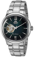 Orient Men's "Helios' Stainless Steel Automatic / Hand Winding Open-Heart Display