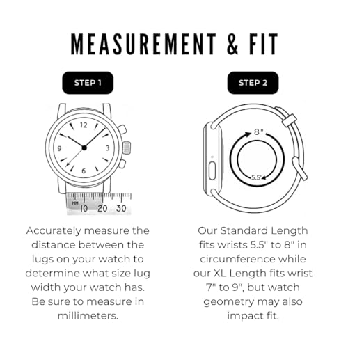 Barton Elite Silicone Watch Band (20mm) | Quick Release Premium Silicone Strap with Stainless Steel Buckle | Compatible with Classic & Smart Watches | Comfortable, Durable, Stylish, Waterproof - Black