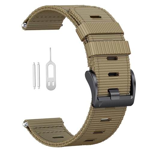 EKINGEEK for Garmin Instinct Watch Band, Rugged Nylon Replacement Strap for Instinct 2 Instinct 3 45mm, Compatible with Garmin Instinct Solar, Tactical, Tide Esports, Sport Outdoor Work Use Replacement Band