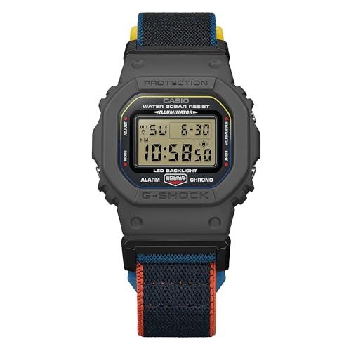 Casio G-Shock Cloth Band Dark Gray Digital Watch DW5600MNC-8A2