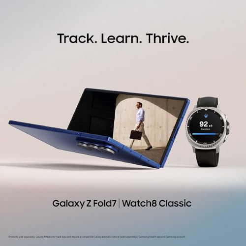 Samsung Galaxy Watch 8 Classic (2025), Black, 46mm, Bluetooth Smartwatch