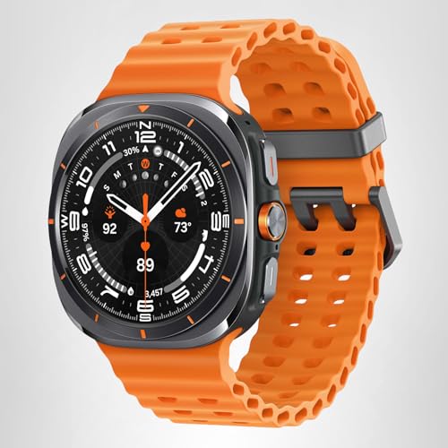 SAMSUNG Galaxy Watch Ultra 47mm LTE AI Smartwatch w/Energy Score, Wellness Tips, Heart Rate Tracking, Sleep Monitor, Fitness Tracker, GPS, 2024,Titanium Gray (Renewed)