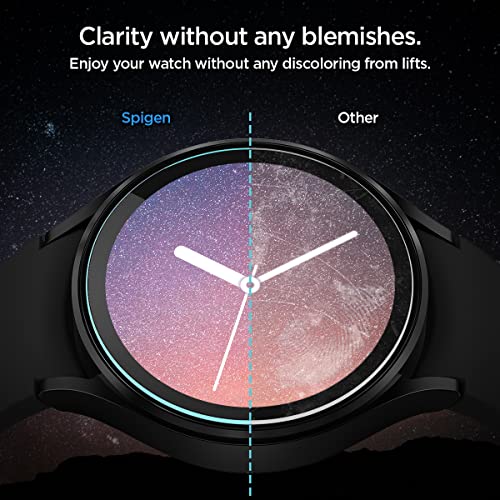 Spigen Tempered Glass Screen Protector [GlasTR EZ FIT] designed for Galaxy Watch FE / 5/4 (40mm) - 2 Pack