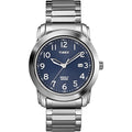 Timex Men's T2P132 Highland Street Silver-Tone Stainless Steel Expansion Band Watch