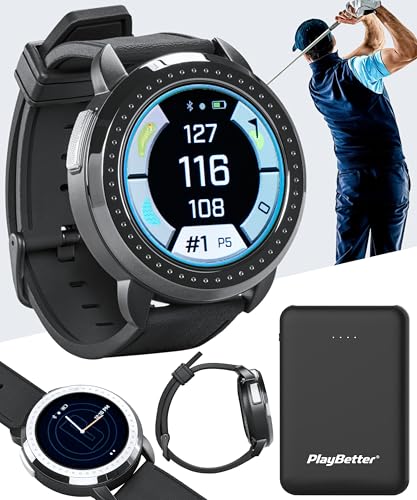 Bushnell iON Elite (Black) Golf GPS Watch PlayBetter Bundle