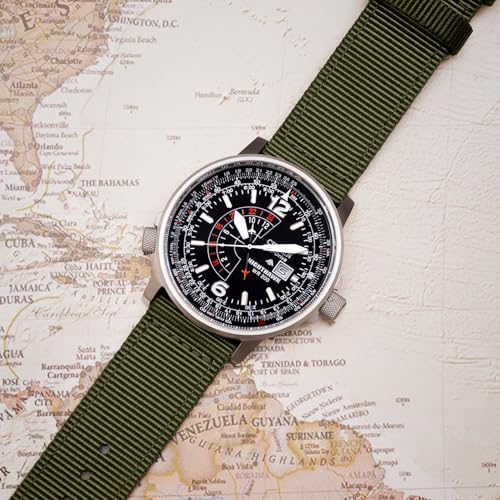 Archer Watch Straps - Premium Nylon Quick Release Watch Bands (Olive, 20mm)