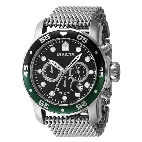 Invicta Pro Diver Men 48mm Stainless Steel Steel Black dial VD53 Quartz