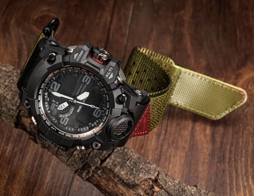 Watch Band Strap for Casio G-shock GWG-1000 GWG1000,Super Rugged Nylon Sports Strap