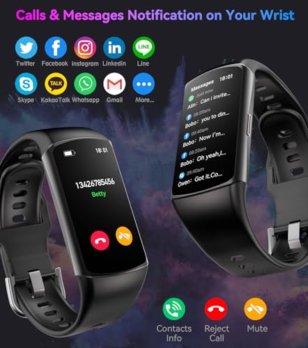 Smart Watch Fitness Tracker with 24/7 Heart Rate, Blood Oxygen Blood Pressure Monitor Sleep Tracker 120 Sports Modes Activity Trackers Step Calorie Counter IP68 Waterproof for Andriod iPhone Women Men