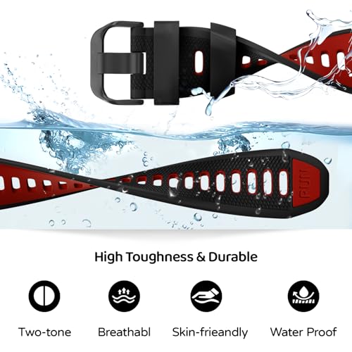 U-LIMVE Watch Band for Garmin Forerunner 265/Forerunner 255/Vivoactive 4/Venu 3/Venu 2, 22mm Quick Release Silicone Replacement Band