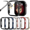 6 Pack Hard PC Case with Tempered Glass Screen Protector 44mm for Apple Watch SE 3/SE(2nd) Series 6/SE/5/4,Rontion Ultra-Thin Scratch Resistant Full Protective Bumper Cover for iWatch 44mm Accessorie