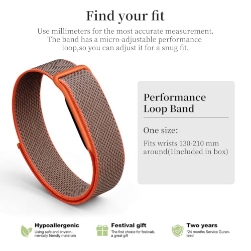 Zspoly Nylon Sport Band Compatible with Google Fitbit Air,Soft Breathable Wristband Replacement Compatible with Fitbit Air Fitness,Micro-Adjustable Performance Loop for Screenless Tracker