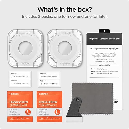 Spigen Tempered Glass Screen Protector [GlasTR EZ FIT] designed for Galaxy Watch 6 Classic (47mm) - 2 Pack