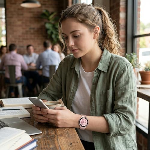 JOHIP Milanese Bands Compatible with Samsung Galaxy Watch 7 6 5 4 FE Band 40mm 44mm 45mm/Watch 6 4 Classic 4 42mm 46mm 43mm 47mm/Active 2, 20mm Stainless Steel Mesh Loop Sport Strap