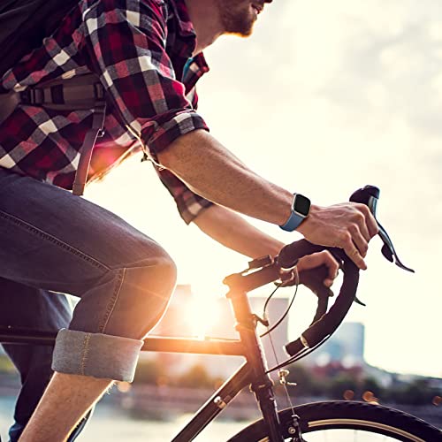 Maledan Compatible with Apple Watch Band 38mm 40mm 41mm 42mm 44mm 45mm 46mm 49mm Women Men, 6 Pack Silicone Sport Strap Compatible for Apple Watch Bands iWatch Series 11 10 9 8 7 6 5 4 3 2 1 SE Ultra
