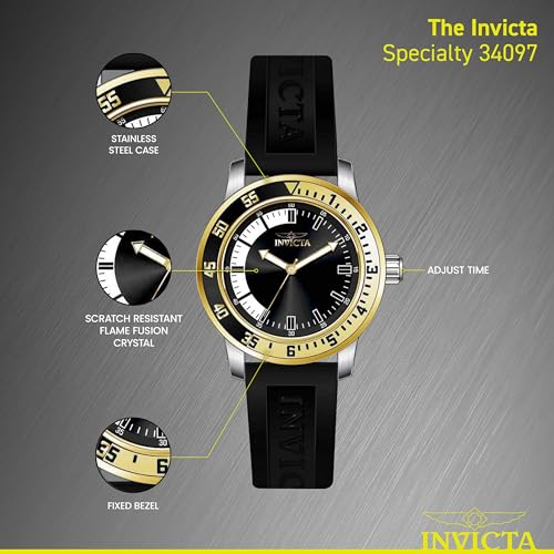 Invicta Men's Specialty 45mm Quartz, Black 34097