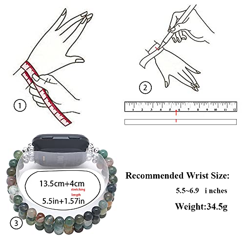C&L Accessories Compatible with Fitbit Versa 2/Versa/Versa Lite Bands
