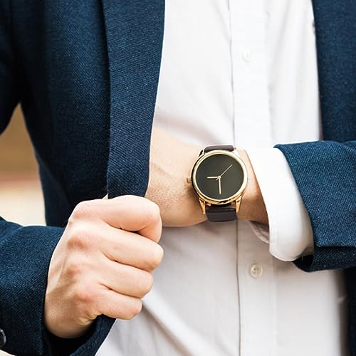 Cobee Leather Watch Straps - Soft Calfskin Leather Watch Band Quick Release Replacement Watchband for Men & Women - Universal Watches Bracelet - Stainless Steel Clasp Buckle (Dark Brown, 20mm)