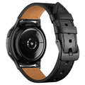GEAK Leather Band Compatible with Samsung Galaxy Watch 7 40mm 44mm, Galaxy Watch 6 5 4 44mm 40mm, Galaxy Watch 4 Classic 46mm 42mm, Watch 3 41mm, 20mm Watch Band for Women Men, Black