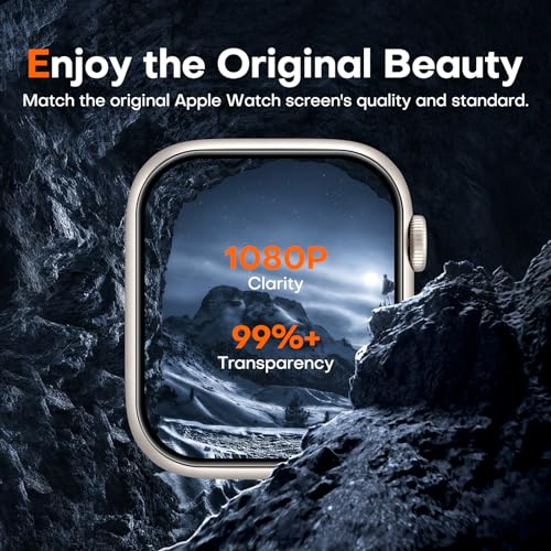 LϟK 6 Pack Screen Protector Designed for Apple Watch 40mm Series 6 5 4 SE / 38mm Series 3 2, Max Coverage, Bubble Free Flexible Soft TPU for iWatch 40mm 38mm