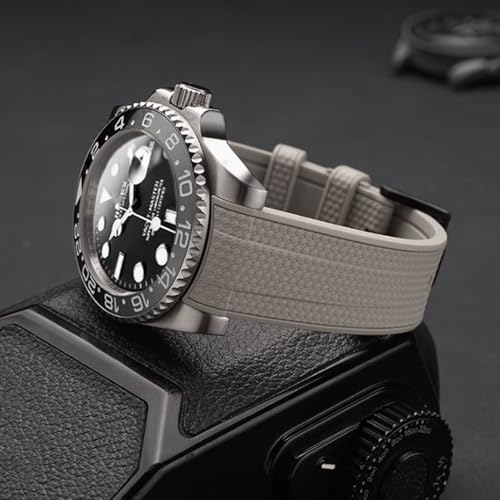 Nizonlaie Watch Bands for Moonswatch Watch, 20mm Watch Strap Curved End Weave Style Premium Silicone Rubber Replacement Strap Women Men,for Omega Swatch Moonswatch Speedmaster