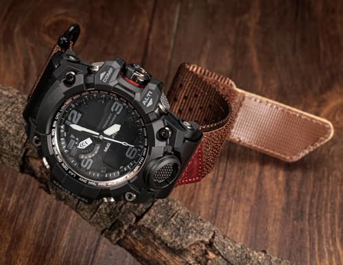Watch Band Strap for Casio G-shock GWG-1000 GWG1000,Super Rugged Nylon Sports Strap