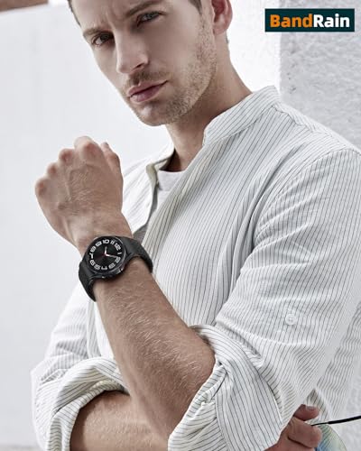 One Click No Gap Braided Bands Compatible with Samsung Galaxy Watch 7 6 4 5 FE Band 40mm 44mm/Galaxy Watch 6 4 Classic 47mm 43mm 42mm 46mm/Watch 5 Pro 45mm, 20mm Elastic Nylon Sport Strap Men Women