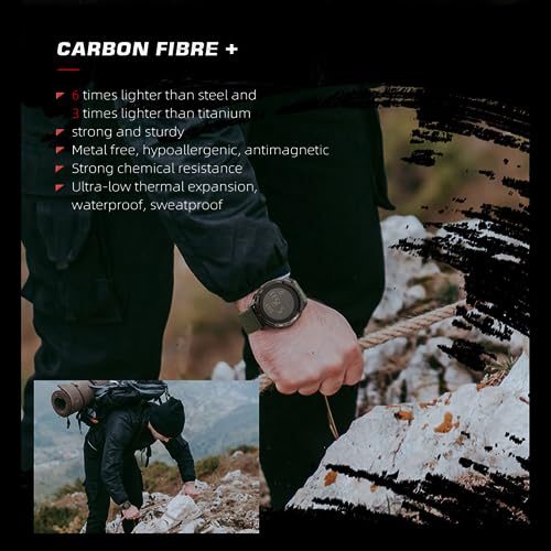CakCity Military Digital Watches for Men - Compass, Waterproof, Tactical & Sport, Hiking Watches
