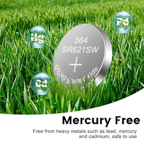 10 Pack 364 SR621SW Watch Battery 363 164 AG1 1.55V Silver Oxide Battery