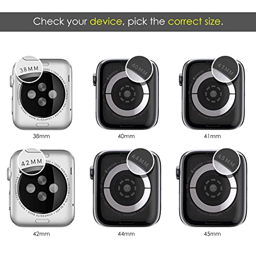 KADES Bling Case for Apple Watch 41mm with Built-in Screen Protector, Sparkling Rhinestone Protective Cover Compatible with Apple Watch Series 9 8 7 (41mm, Clear)