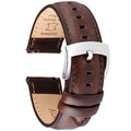 OTTOODY Leather Watch Bands Quick Release, Elegant Top Grain Leather Watch Straps for Men & Women, Choice of Color & Width - 18mm, 19mm, 20mm, 21mm or 22mm Wristbands Bracelet for Watch & Smartwatch