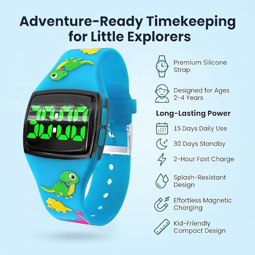 SKYROKU Potty Watch for Toddler Girls Boys, Potty Training Watch for 3-7