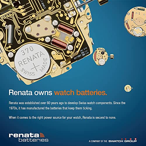 Renata 4 373 Button Cell Watch 0% Hg Mercury Free Batteries