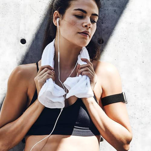 Arm/Ankle Band Compatible with Apple Watch 38mm 40mm 41mm 42mm 44mm 45mm 46mm 49mm for Women Men, Adjustable and Breathable Nylon Armband/Ankle Strap for iWatch SE3 2 1 Ultra Ultra2 Ultra3 Series 11 10 9 8 7 6 5 4 3 2 1