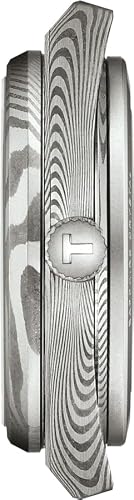 Tissot PRX 38mm, Swiss Automatic Watch for Men, Damascus Steel Case, Grey Dial, T1378079608100