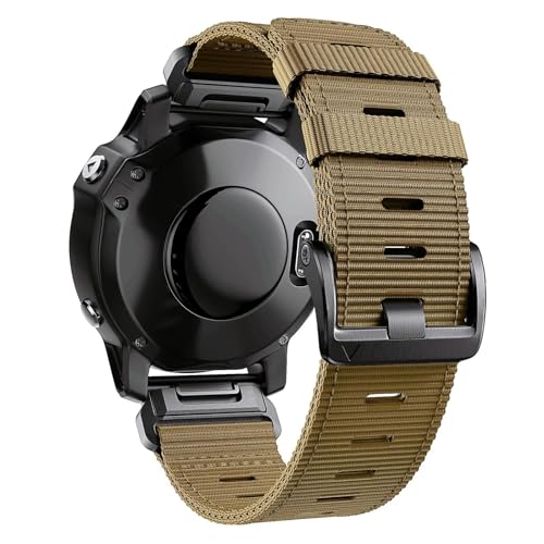 EKINGEEK for Garmin Watch Band, for Fenix 8 47mm/Fenix 7 /Fenix 6 Band - QuickFit 22mm Watch Band for EPIX Pro Gen 2 & Forerunner 965 - 22mm Nylon Watch Band for GARMIN Fenix 5 Plus/Fenix 6 Pro/Fenix 7 Pro