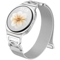 Adorve Metal Strap Compatible with Galaxy Watch 8 Band 40mm 44mm, Galaxy Watch 8 Classic Band 46mm, Milanese Magnetic No Gap Strap for Samsung Watch Bands for Women with Unique Design
