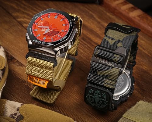 DAVILANE 16MM Watch Band Compatible with G-Shock DW-5600/6900/8900,GW-M5610