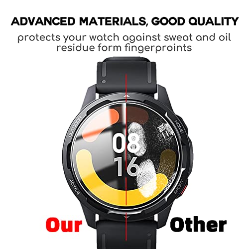 OCTelect 33mm protector/34mm /35mm /36mm /37mm/38mm / 39mm/smart watch tempered glass screen protector 40mm/ 41mm protector/43mm/ glass protector 44mm/ 45mm/46mm screen protector (35mm)