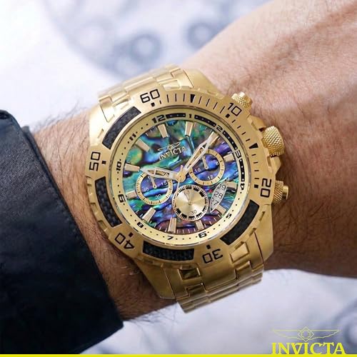 Invicta Men's Pro Diver Scuba Quartz Watch, Gold, 25094
