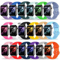 Kounlsyam 18 Pack Bands Compatible with Apple Watch Band 49mm 46mm 45mm 44mm 42mm 41mm 40mm 38mm for Women Men, Sport Silicone Breathable Strap for iWatch Series Ultra 11 10 9 8 SE 7 6 5 4 3 2 1