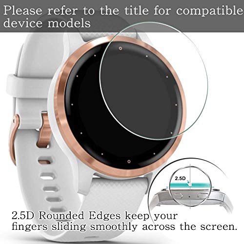 [3 Pack] Puccy Tempered Glass Screen Protector Compatible with Citizen Blue Angels World Chronograph A-T AT8020-54L Film Protectors Anti Scratch Bubble Free for Smartwatch