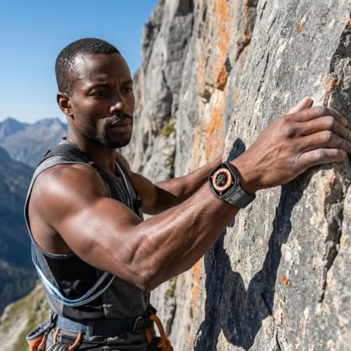 Milanese Loop Compatible for Apple Watch Ultra 3 2 1 Band 49mm 46mm 45mm 44mm 42mm, Men Stainless Steel Rugged Mesh Band with Strong Magnetic Clasp, Adjustable Metal Strap for iWatch Series 11/10/9/8/7/6/5/4/SE/Ultra